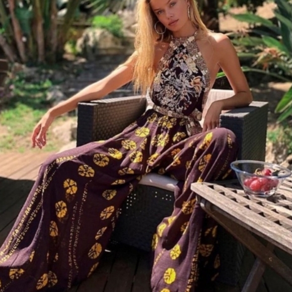 Free People Summer Soire Jumpsuit - Picture 3 of 4